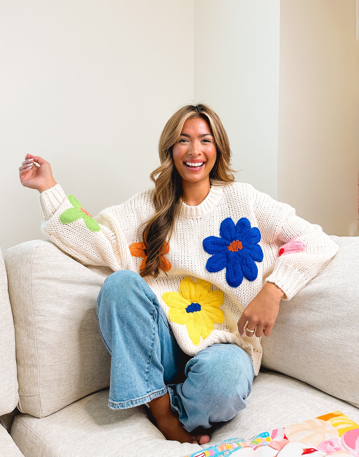 Flower Power Sweater