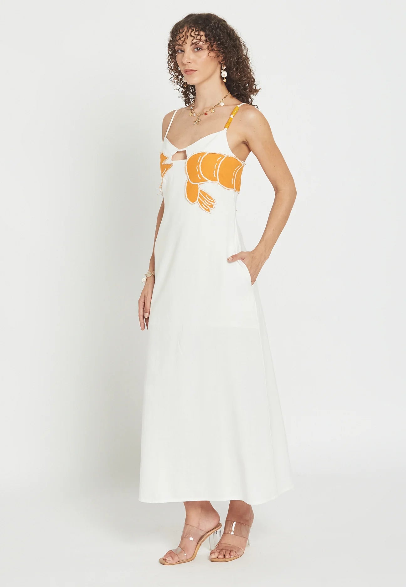 Lucky Catch Midi Dress