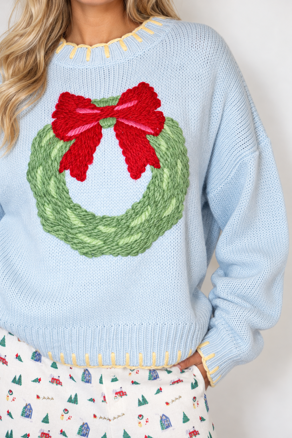 Wreath Christmas Sweater