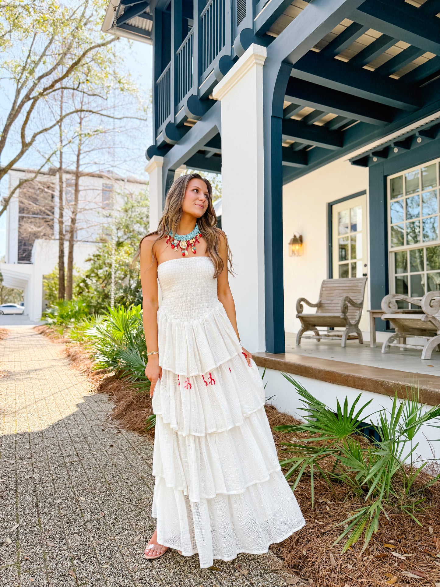 Seaside Tiered Maxi Dress