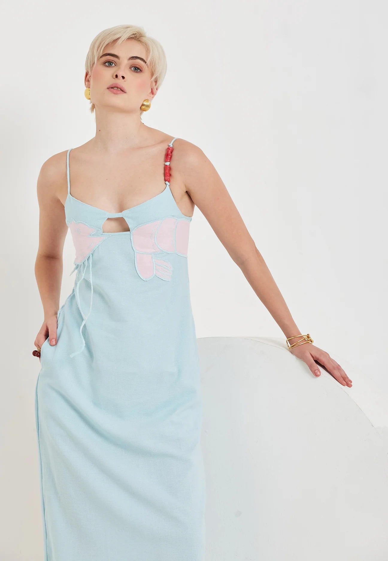 Lucky Catch Blue Dress