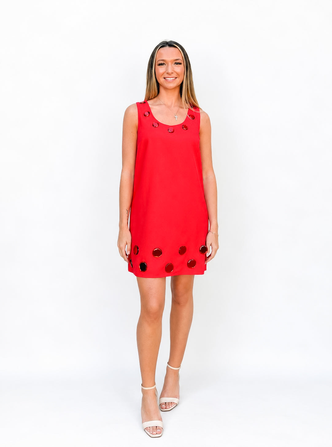 Riley Red Mini Dress