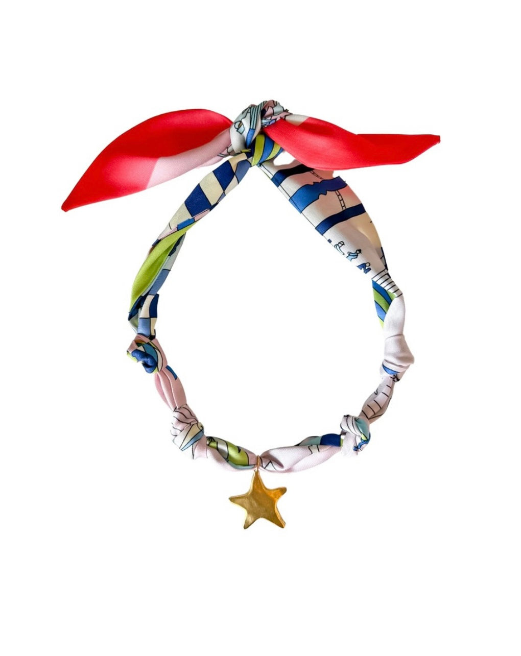 Star Venice Scarf Necklace
