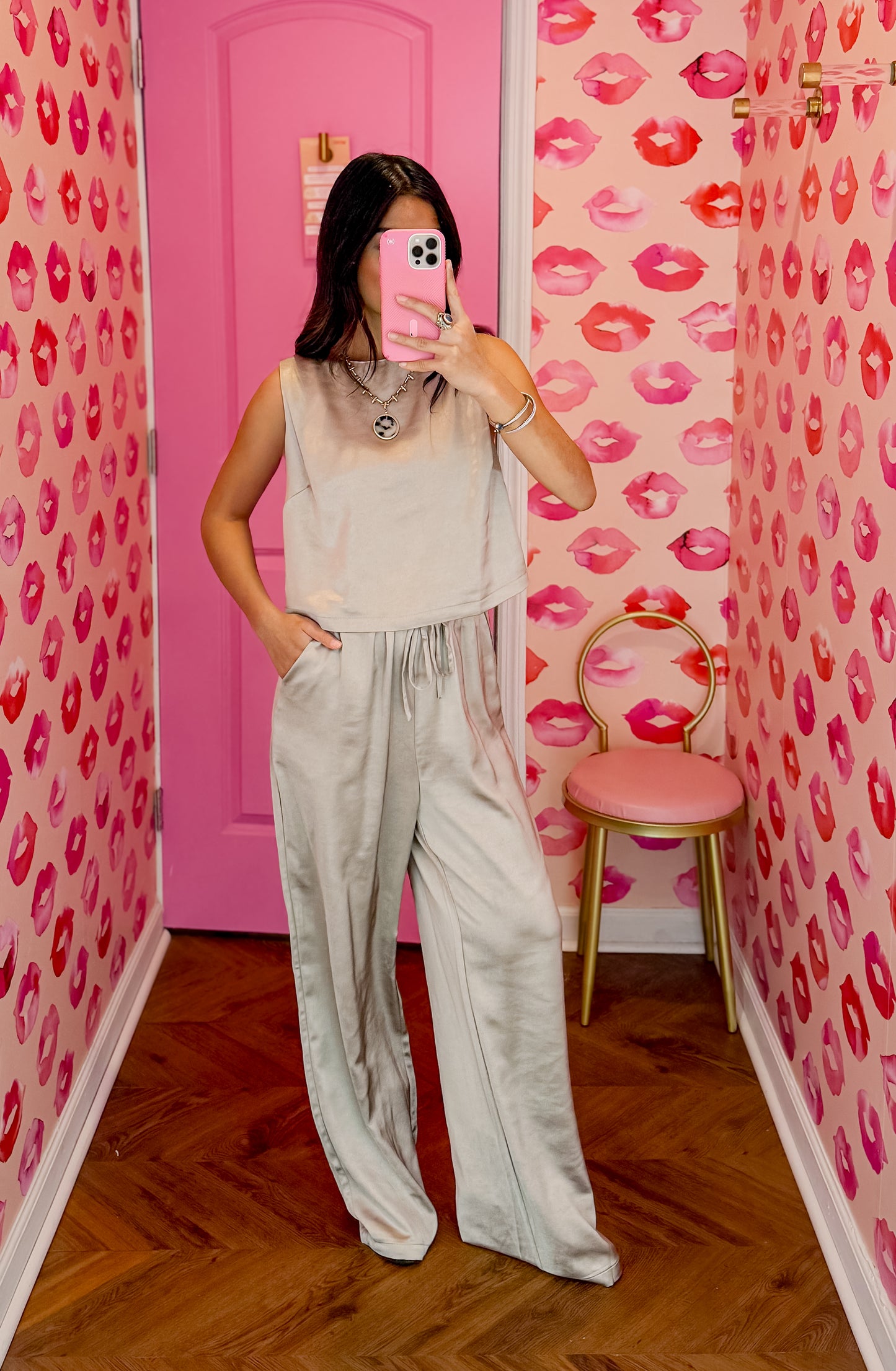 Satin Luxe Sleeveless Top