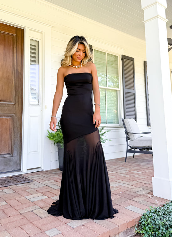 Strapless Tube Maxi Dress