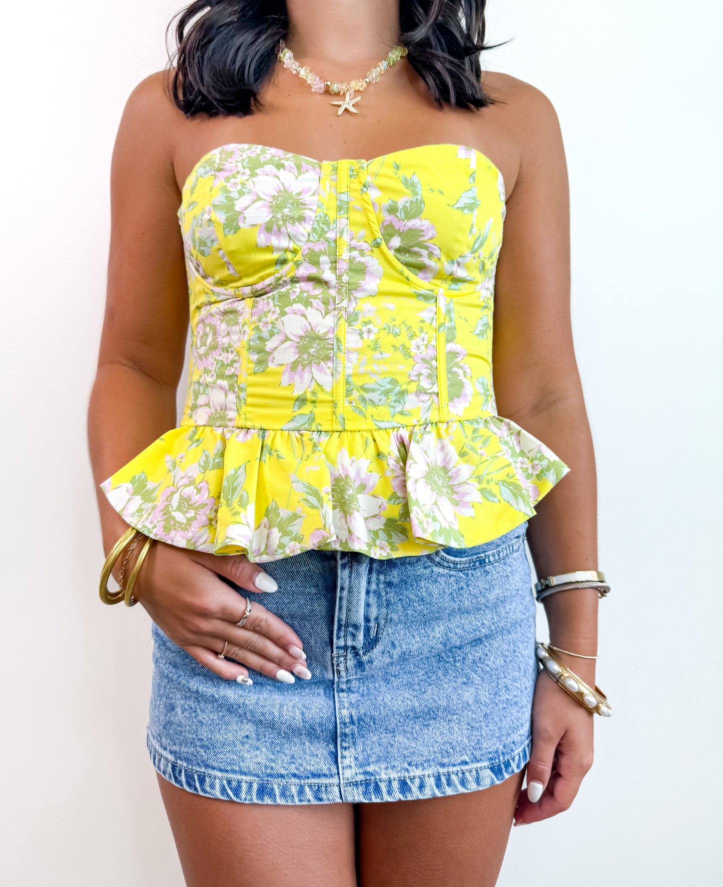 Wildflower Kiss Peplum Top