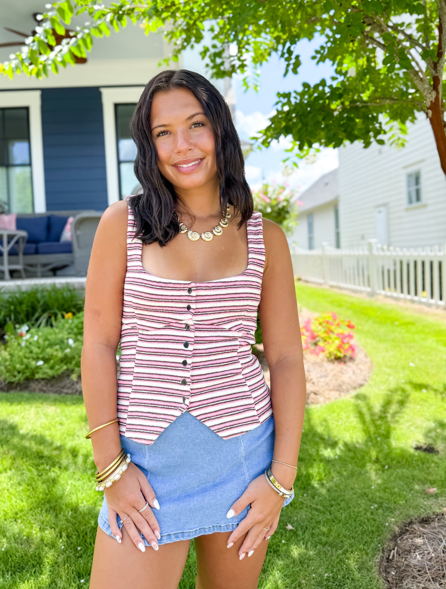 Sally Striped Top