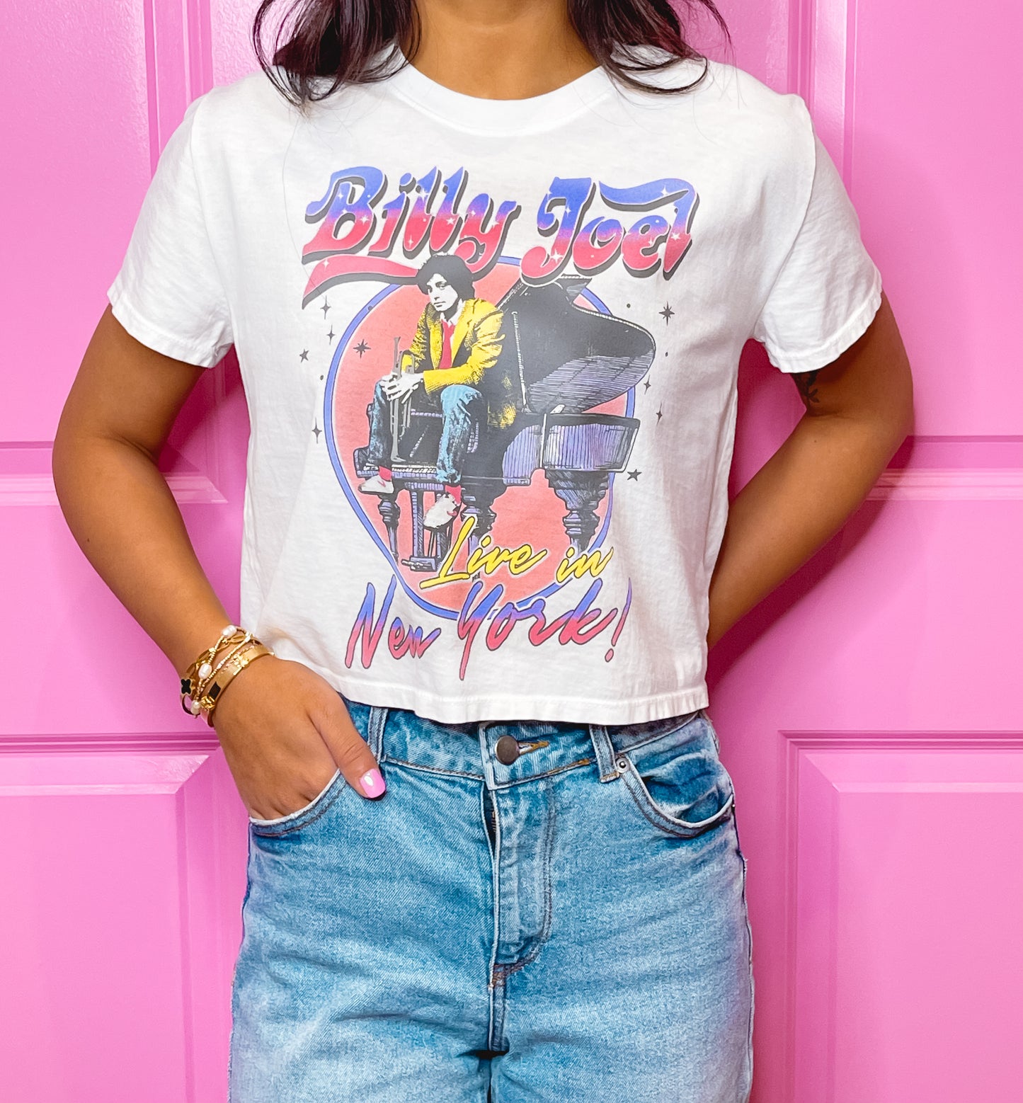 Billy Joel Cropped Tee