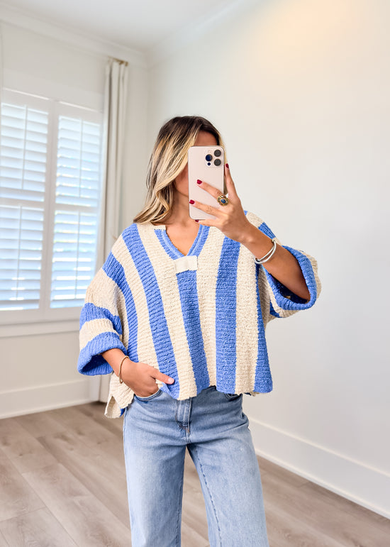 Seaside Stripe Knit Top