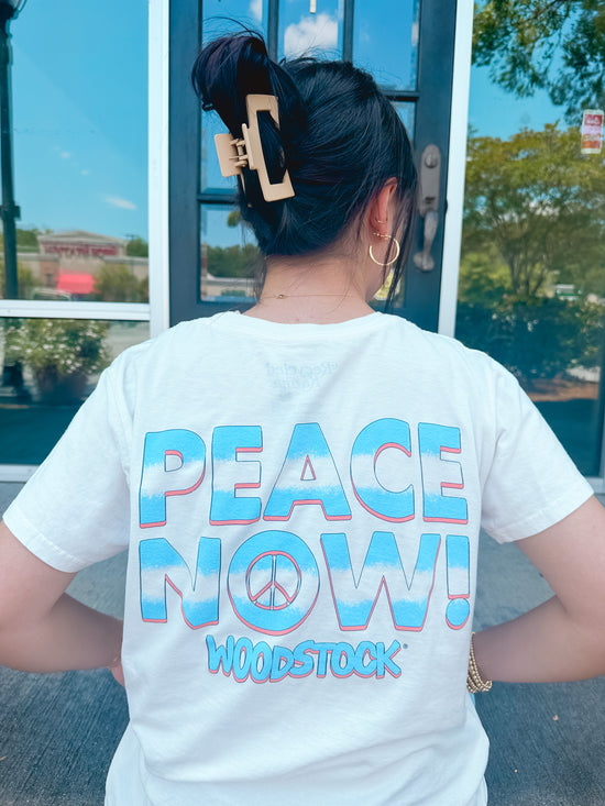 Woodstock Peace Now Graphic Tee