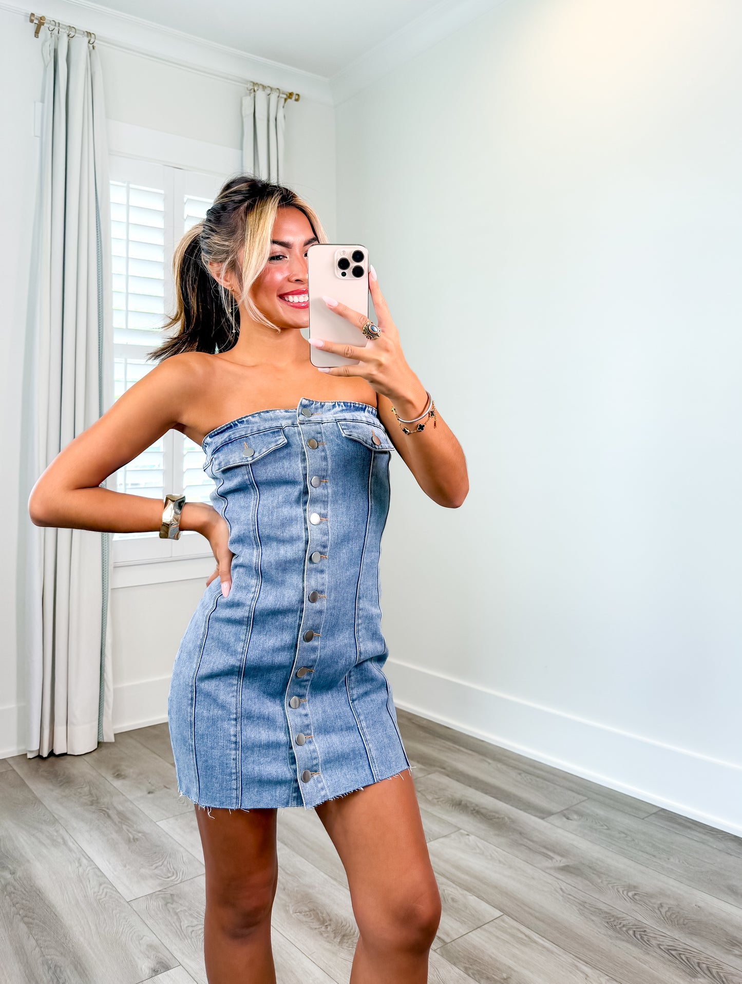 Delilah Denim Mini Dress