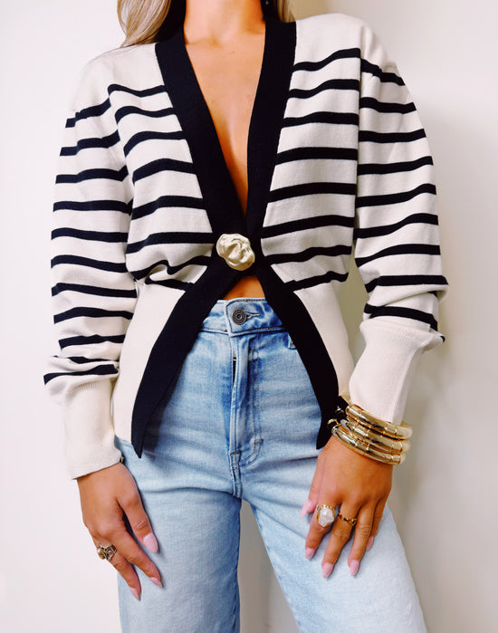 Clara Chic Button Cardigan