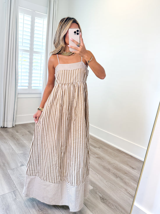 Lara Striped Maxi Dress