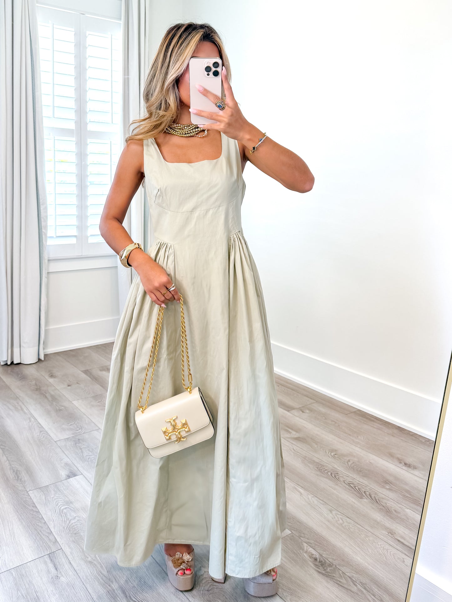 Wren Side Waist Midi Dress