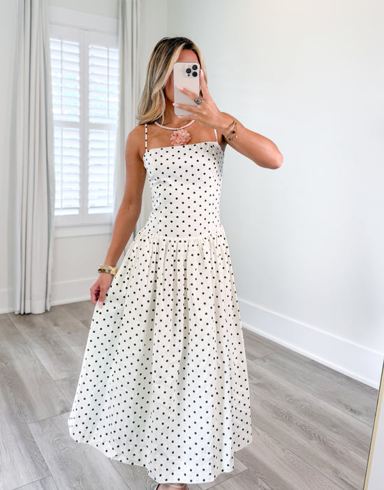 Penny Polka Dot Midi Dress