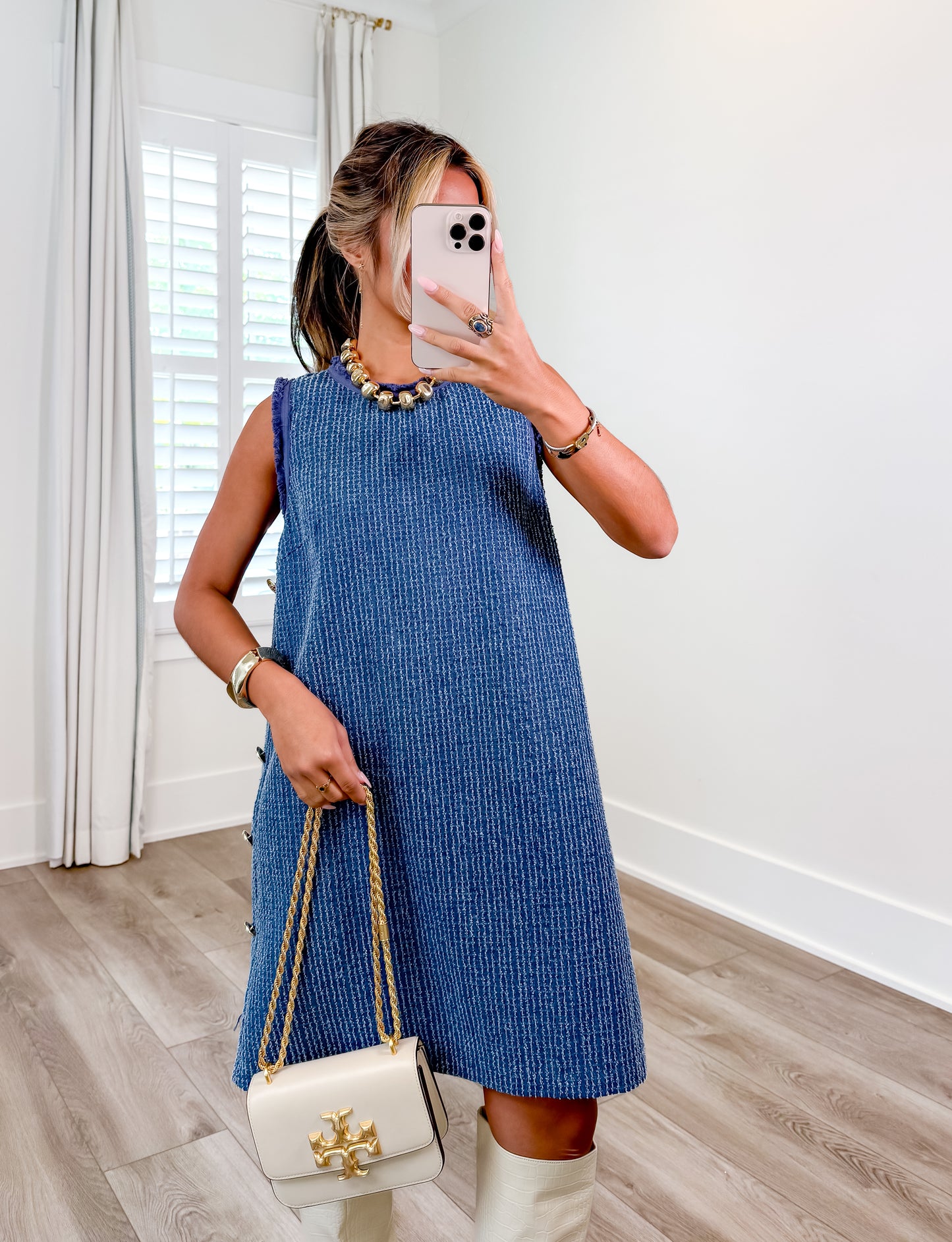 Darling In Denim Mini Dress