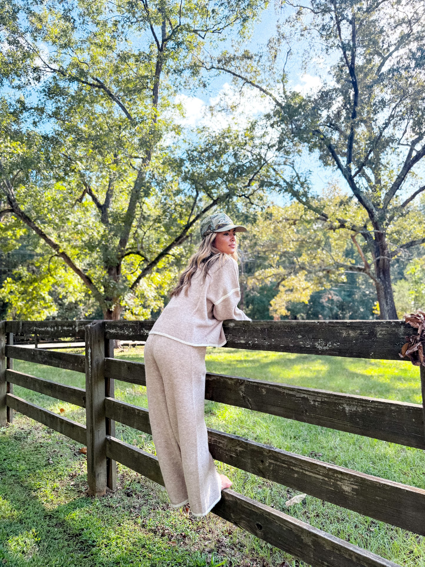 Mocha Cloud Knit Pants