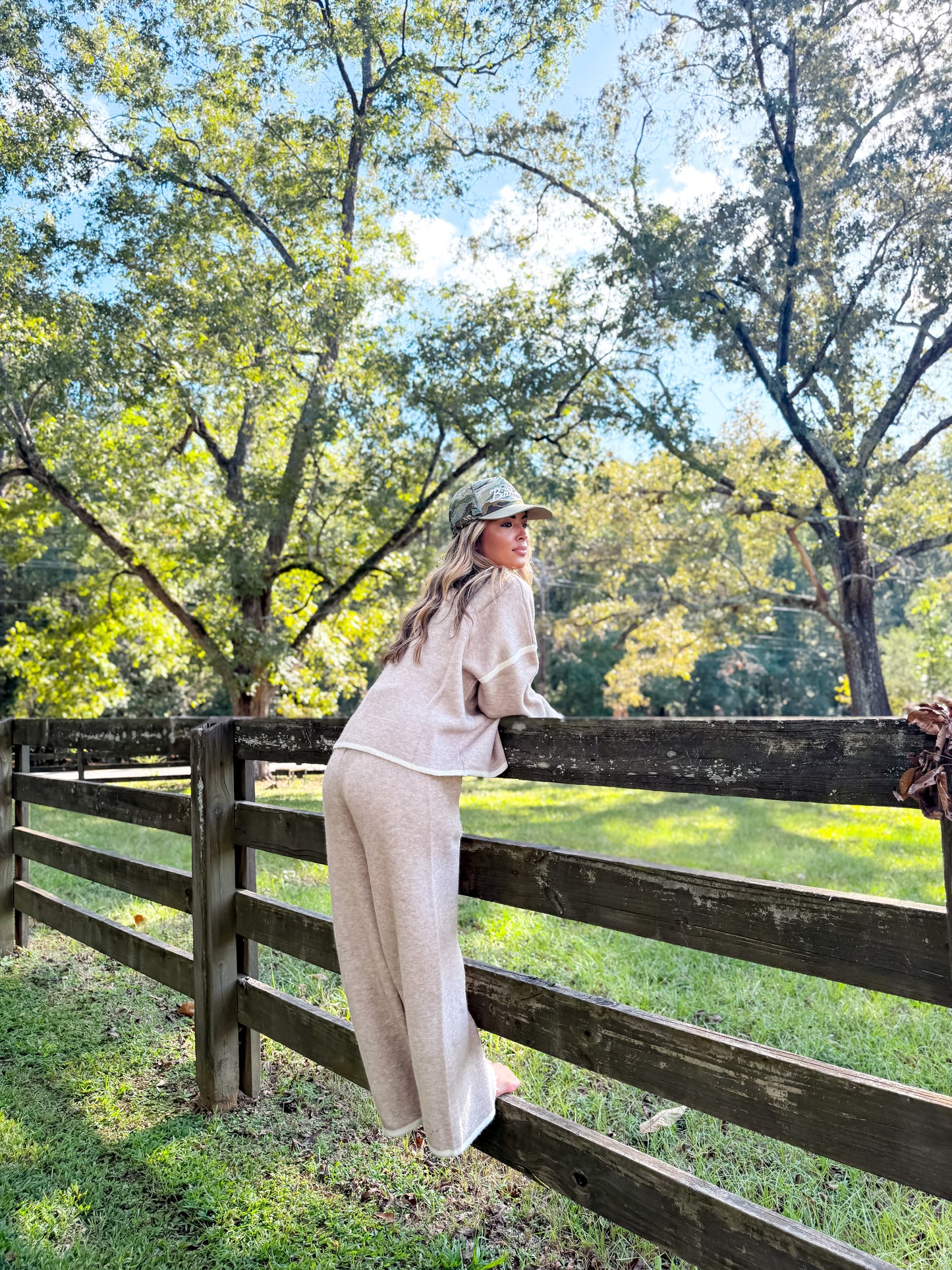 Mocha Cloud Knit Pants