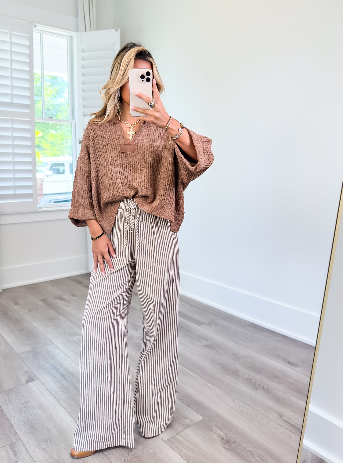Sofie Striped Wide Leg Pants