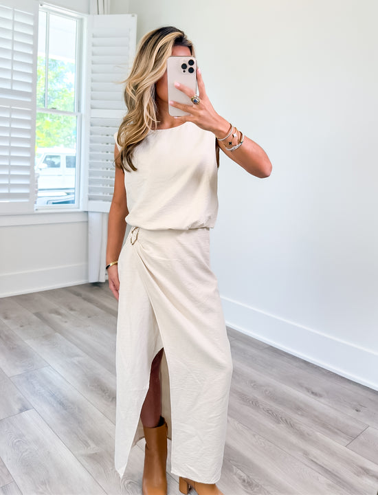 Suede Bubble Top