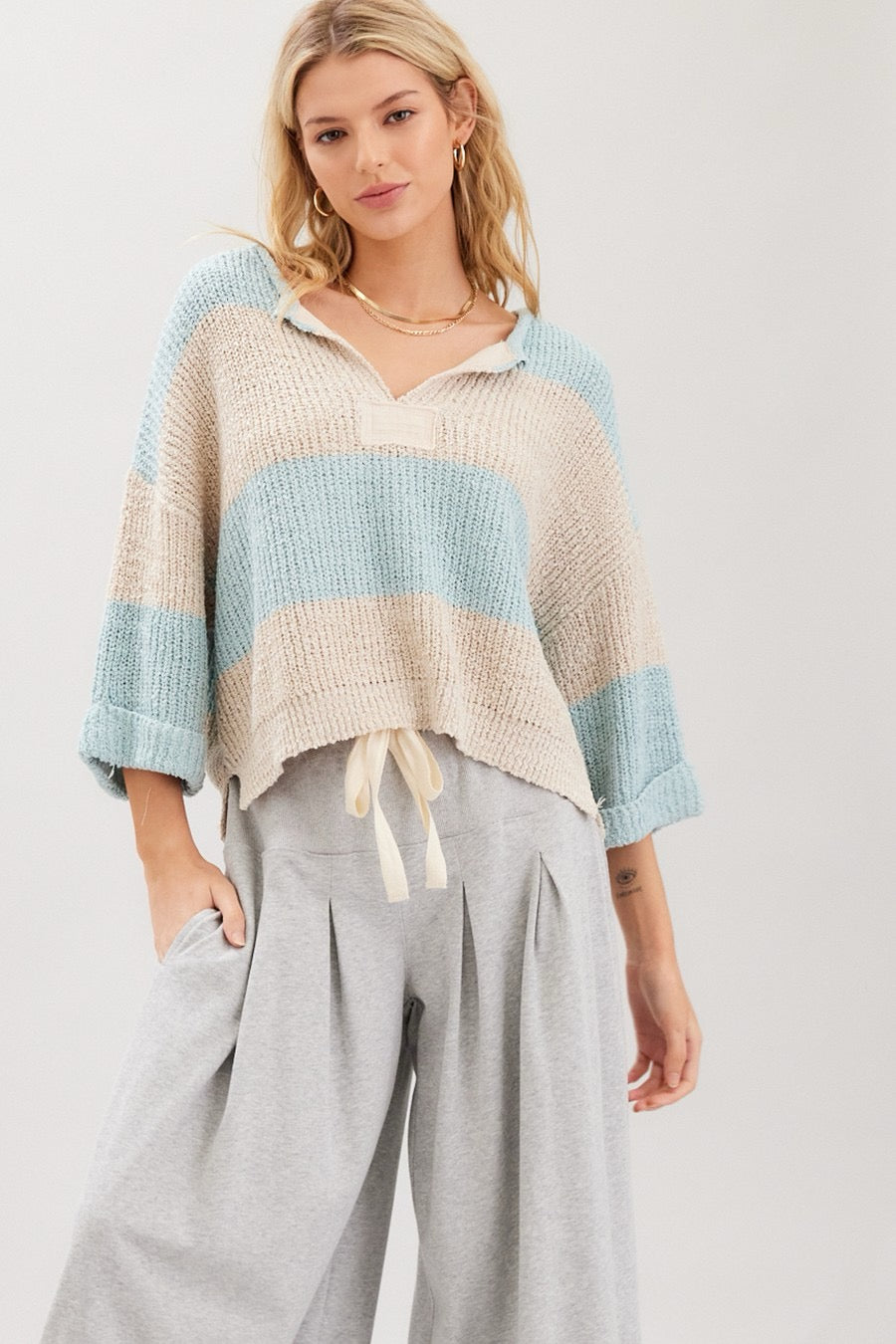 Coastal Breeze Sweater Top