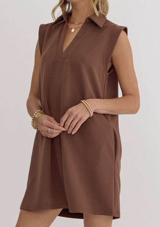 Easy Espresso Dress