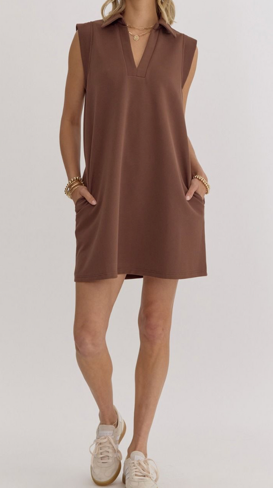 Easy Espresso Dress