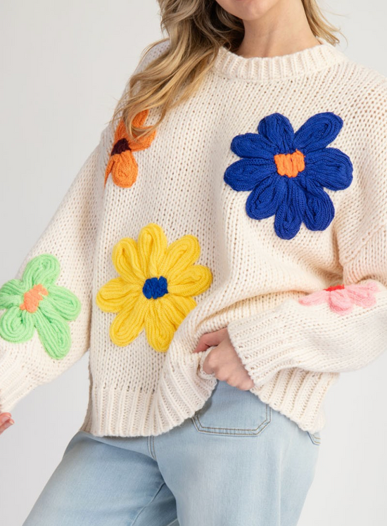 Flower Power Sweater