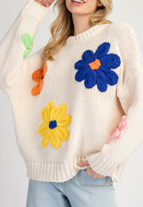 Flower Power Sweater