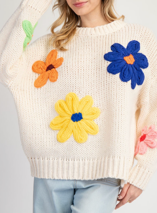 Flower Power Sweater