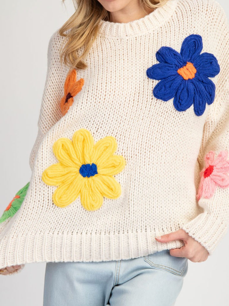 Flower Power Sweater