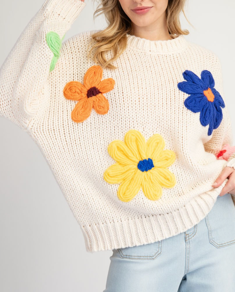 Flower Power Sweater