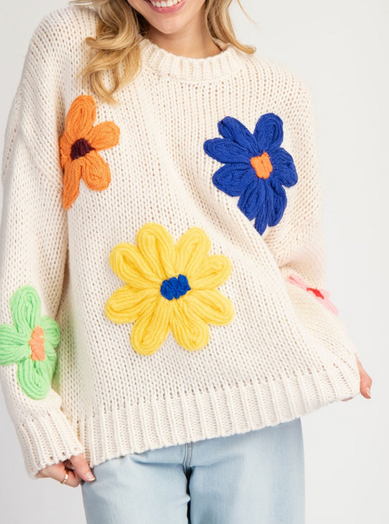 Flower Power Sweater