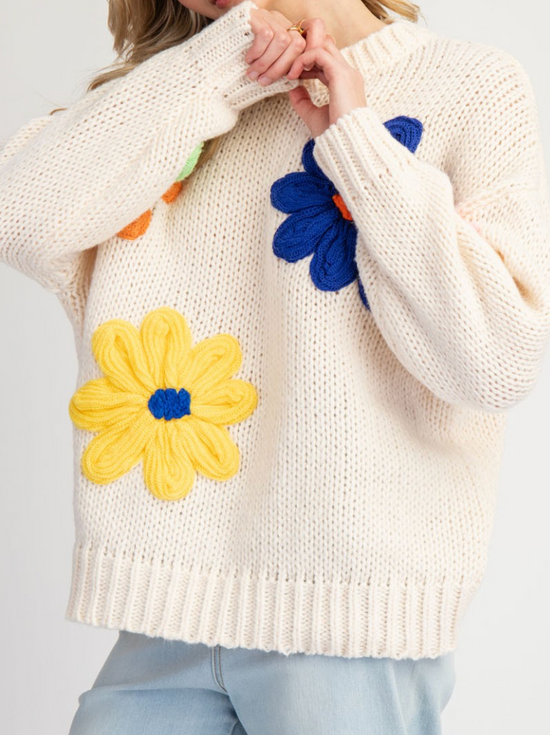 Flower Power Sweater