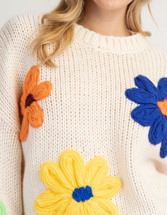 Flower Power Sweater