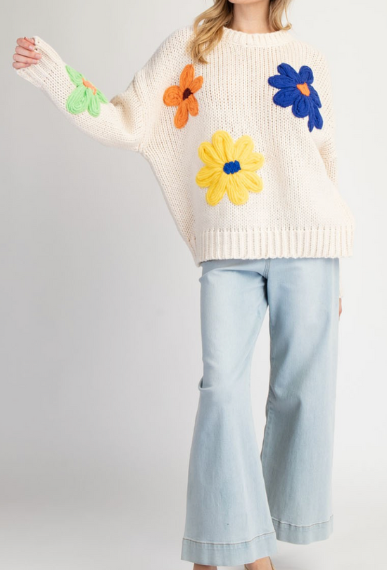 Flower Power Sweater