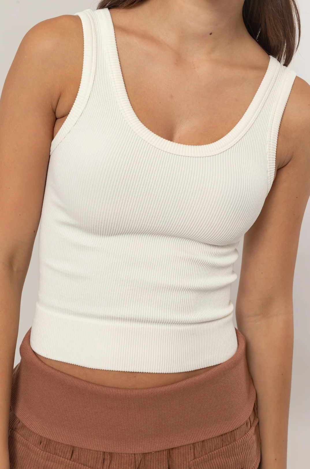 Basic Babe Tank Top (Cream)