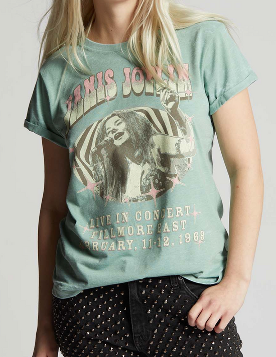 Janice Joplin Concert Graphic Tee