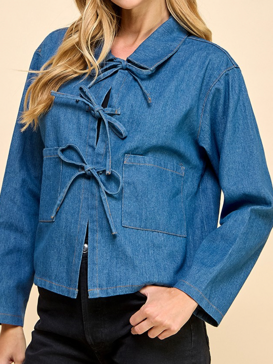 Denim & Bows Jacket