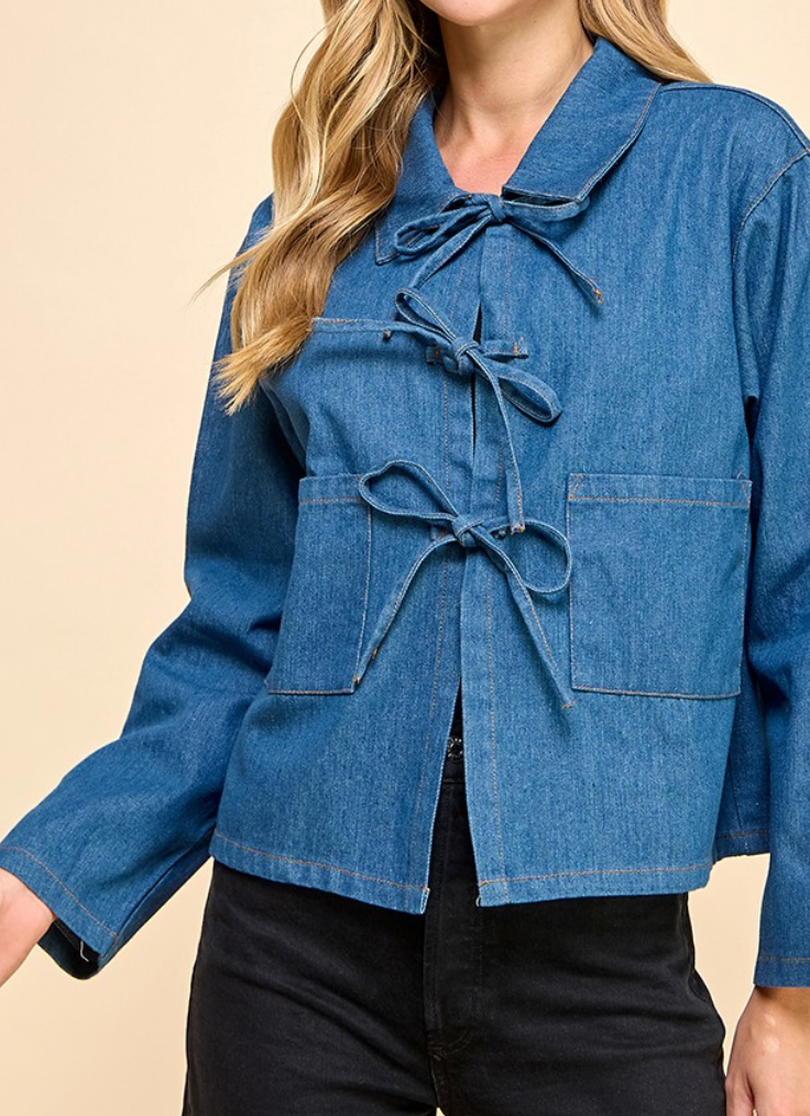 Denim & Bows Jacket