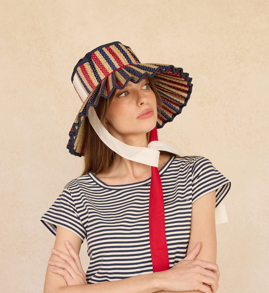 July Stripe Island Ravello Hat