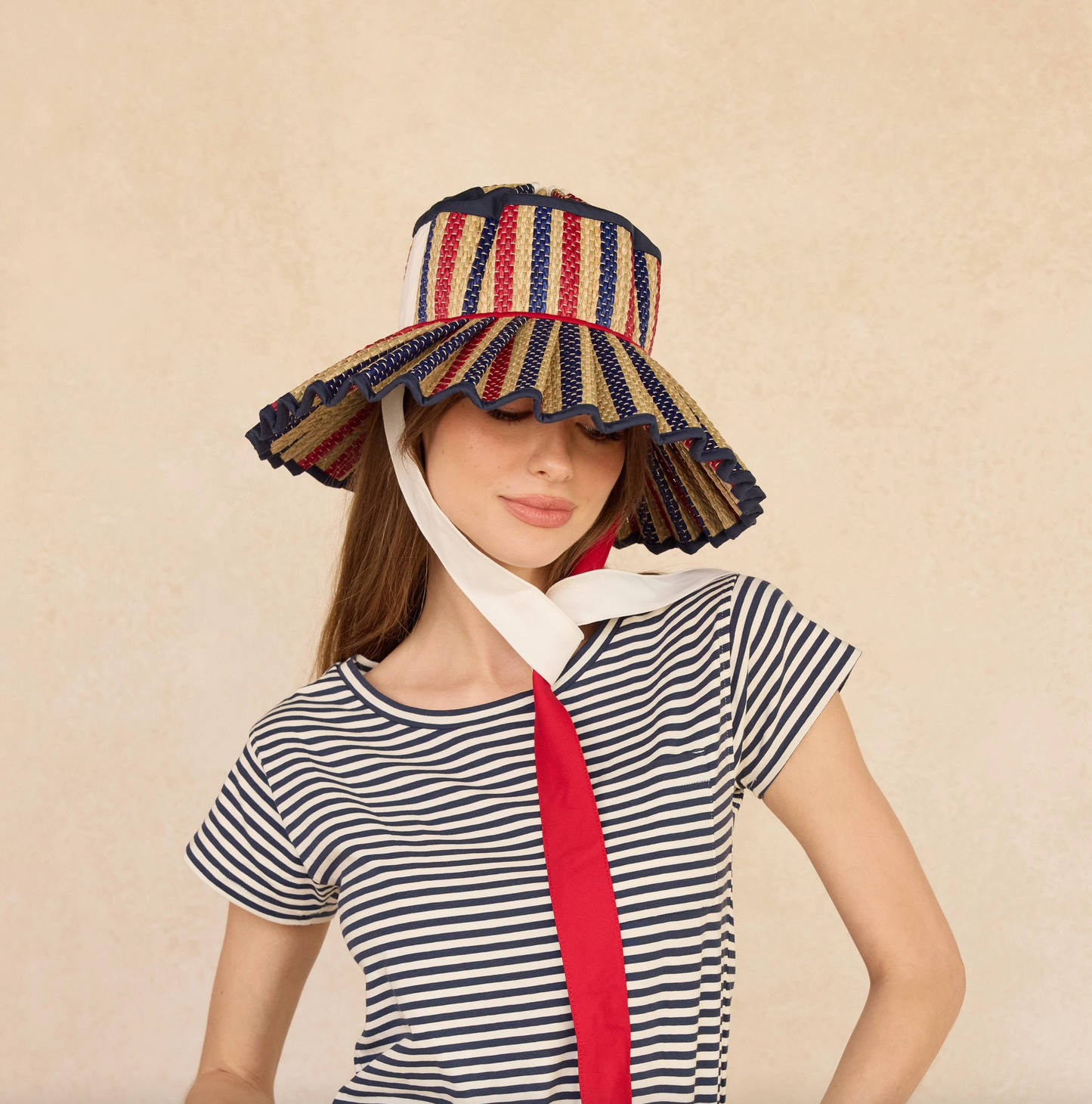 July Stripe Island Ravello Hat