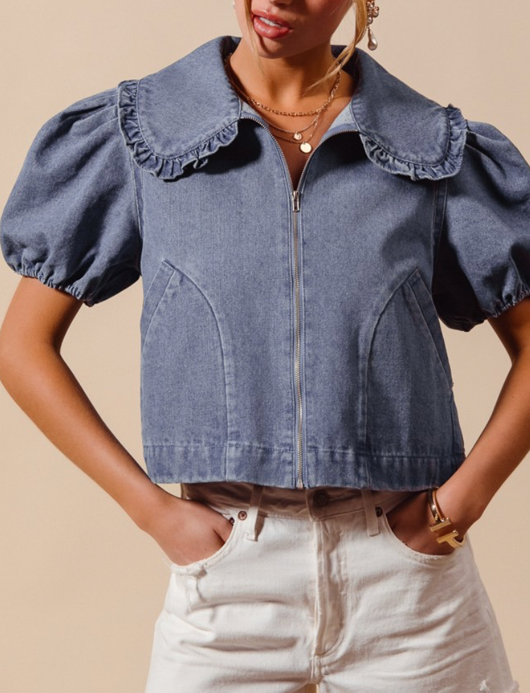 Dana Denim Top