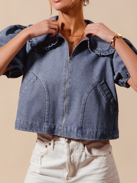 Dana Denim Top