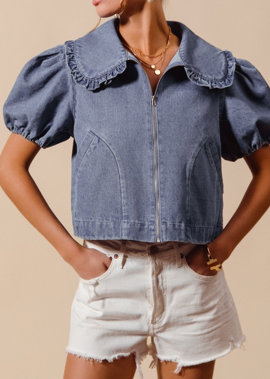 Dana Denim Top