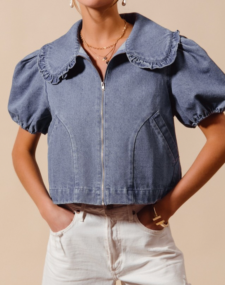 Dana Denim Top