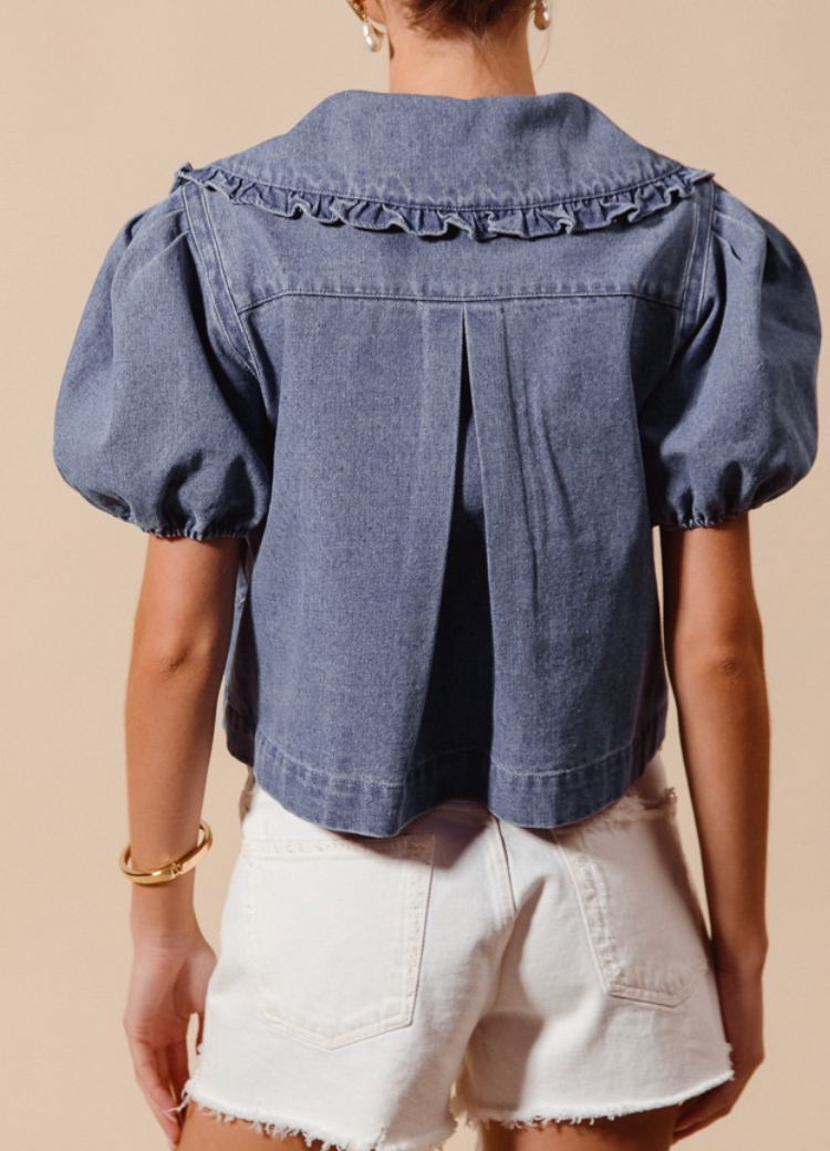 Dana Denim Top