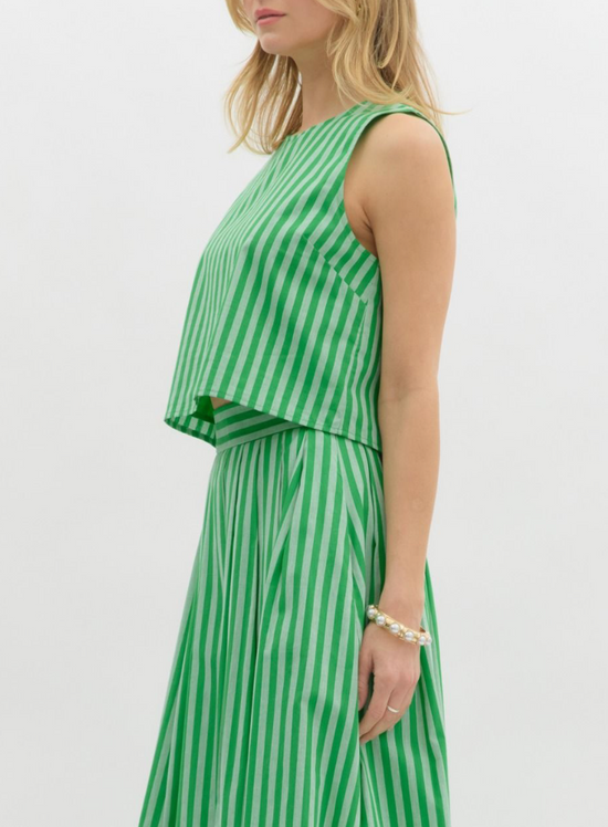 Palm Beach Top & Skirt Set