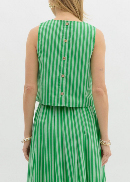Palm Beach Top & Skirt Set