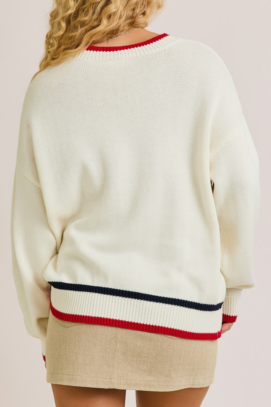 America Crew Neck Sweater